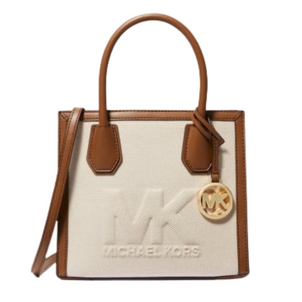 NWT Mercer Medium Logo Canvas Crossbody Bag